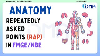 FMGE 2024 Essential Repeatedly Asked Points for Top Scores  RAP  Anatomy  DMA Chennai [upl. by Enileda]