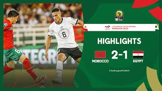 Morocco 🆚 Egypt  Highlights  TotalEnergiesAFCONU23  Final [upl. by Toback996]