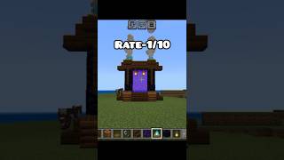 Best nether portal design for begging players shortvideo minecraft [upl. by Bradshaw]