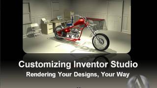 Customizing Inventor Studio  Rendering Your Designs Your Way [upl. by Haney]