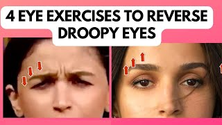 4 Anti Aging Eye Exercises That Can Reverse Alia Bhatts DROOPY EYELIDS [upl. by Sivla]