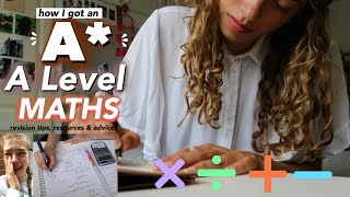 How I got an A in A Level Maths Revision Tips Advice and Resources 😌 [upl. by Stickney176]