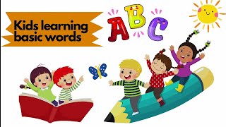 basic learning for kindergarten  kids tube kt [upl. by Harutak914]