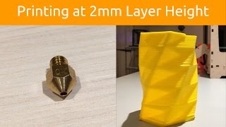 Printing at 2mm Layer Height [upl. by Annaira791]