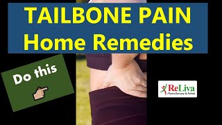 Tailbone Pain Relief Home Remedy Coccydynia shorts [upl. by Ener]