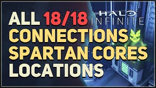 All 14 Connections Spartan Cores Halo Infinite [upl. by Rocker]