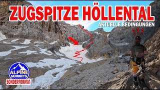 Zugspitze Über Höllental  Opitmale BEDINGUNGEN bergsteigen zugspitze höllental [upl. by Hare]