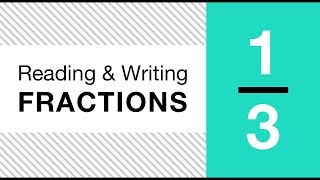 Math Basics Reading and Writing Fractions [upl. by Latoniah]