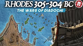 Siege of Rhodes  Diadochi Wars  Ancient History DOCUMENTARY [upl. by Akieluz]