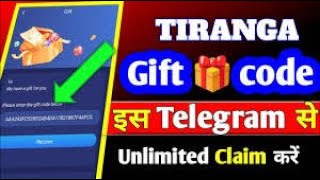 Tiranga App Me Gift Code Kaise Milegal Gift Code Kaise Payen I Tiranga App Gift Code Hack [upl. by Alidia]