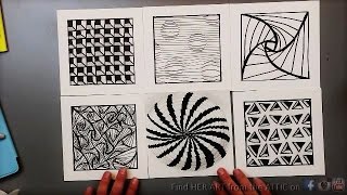 6 Optical Illusion Drawing Techniques amp Patterns [upl. by Aniale]