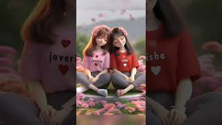 best friends status ❣️isha iaayat and javeria ❤ song [upl. by Nauj]