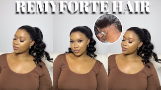 360 LACE FRONTAL WIG INSTALLATION FULL LACE WIG ft remyfortehair [upl. by Amora]