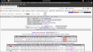 How to use indiarailinfocom Search For Train Seat Availability and Check PNR Status [upl. by Chaudoin]