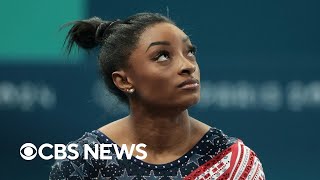 Simone Biles becomes most decorated gymnast in Team USA history [upl. by Dnumde]