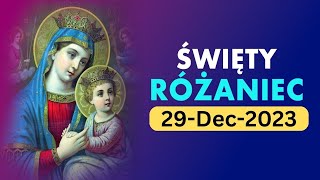 Różaniec Święty 🙏🏻 piątek🙏🏻 December 29 2023🙏🏻 Tajemnice Bolesne Różańca Świętego 🙏🏻 Polish Rosary [upl. by Mandler]