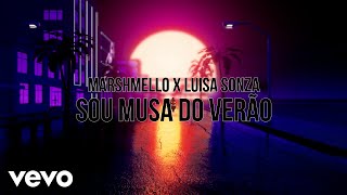 Marshmello Luisa Sonza  Sou Musa do Verão Visualizer [upl. by Ellehcirt]