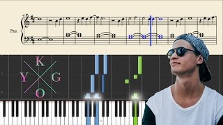 Kygo  Firestone  Piano Tutorial  SHEETS [upl. by Groos]