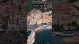 Amalfi from the Air in italy amalfi amalficoast amalficoastitaly djimavicair2 italytravel [upl. by Krum]