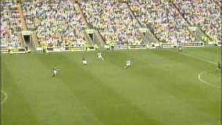 Henrik Larsson chipped goal for Celtic against rangers [upl. by Pennie]