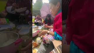 Thimphu tshechu 2nd day  lunch at park shortsviral thimphutshechubhutandiaries thimphu food [upl. by Aihseyt]