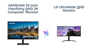 🔥Samsung 32Inch vs LG 34Inch Monitor🔥 [upl. by Eiser]