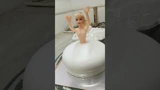 1kg Doll cake decoration shorts ytshorts subscribe trending viral 2024 [upl. by Ecnedac53]