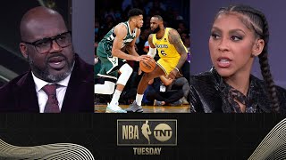 Giannis Goes OFF In Milwaukee Bucks Dominating Win Over The Los Angeles Lakers  NBA on TNT [upl. by Deanne]