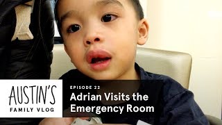 Adrian Visits The Emergency Room  Austin Vlog  HiHo Kids [upl. by Killie]