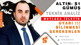 ALTIN ANALİZİ GÜMÜŞ ANALİZİ ALTIN S1 UYARI BİLİNMESİ GEREKENLER [upl. by Mord]