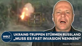 PUTINS KRIEG Ukraine schlägt zurück BodenTruppen stürmen in Russland vor und erobern Dörfer [upl. by Thin]