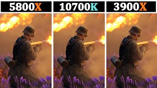 Ryzen 5800X vs 3900X vs Intel 10700K  4K Ultrawide 1440P 1080P [upl. by Coraline160]