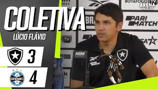 COLETIVA LÚCIO FLÁVIO  AO VIVO  Botafogo x Grêmio  Brasileirão 2023 [upl. by Reginald]