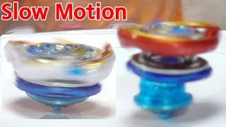 Beyblade burst GT slow motion battle B133 Ace Gran Rock Dragon [upl. by Ayanej]