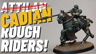 Paint Attilan Rough Ridersbut for Cadians Astra Militarum Cavalry Unit Tutorial Warhammer 40k [upl. by Valencia]