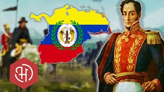 Gran Colombia 1819 – 1831 – the South American Super State under Simón Bolívar [upl. by Inait]