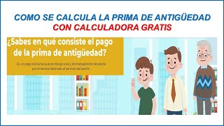 COMO SE CALCULA LA PRIMA DE ANTIGUEDAD 2024 [upl. by Relyc557]