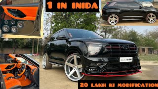 🔥Creta में लगा दिये 20 lakh Rupee😱 इससे कहते है Modification🔥 Interior🔥 Loud audio setup🔥😱 [upl. by Adiaros198]