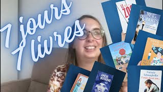 📚Vlog lecture  7 jours 7 livres [upl. by Eddra589]