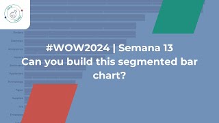 WOW2024  Week 13  Can you build this segmented bar chart  Tutorial Español [upl. by Luas755]