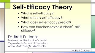 SelfEfficacy Theory v1 [upl. by De]