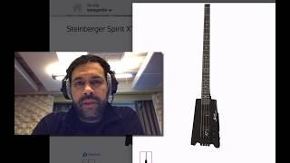 EMG pickups vs Bartolini on a Steinberger Spirit bass [upl. by Pammy]