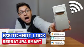 Serratura SMART su PORTA BLINDATA  SwitchBot Lock [upl. by Schaumberger]