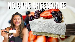 Keto No Bake Cheesecake Recipe  How to Make No Bake Cheesecake [upl. by Nibbs]