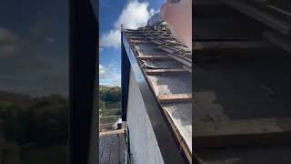 Fitting a new dry verge system repair roofer roof rooferlife southwales [upl. by Ihdin]