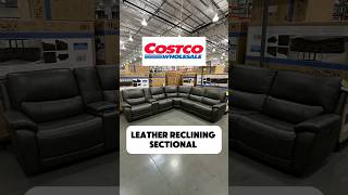 Costco Find July 2024 Leather Power Reclining Sectional costco homefurniture shorts [upl. by Aynam730]