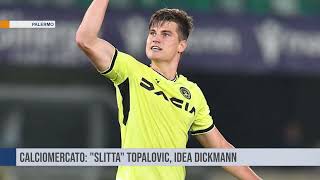 Palermo Calciomercato quotslittaquot Topalovic idea Dickmann [upl. by Udenihc]