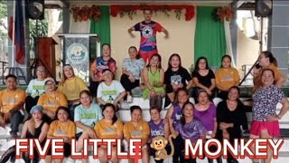 FIVE LITTLE 🐒 MONKEY OTS ZUMBA FOR A CAUSE  Milagrosa Elementary School Calamba Laguna [upl. by Jarrow338]