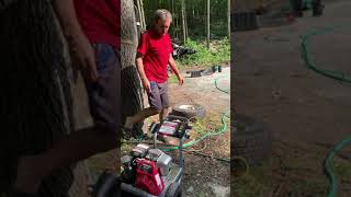 Dustless Sandblasting with Pressure Washer amp Harbor Freight Sand Blaster [upl. by Adrahc]