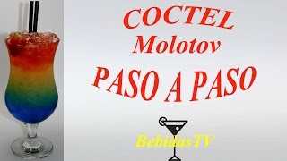 COMO HACER EL COCTEL MOLOTOV  BebidasTV [upl. by Brader423]